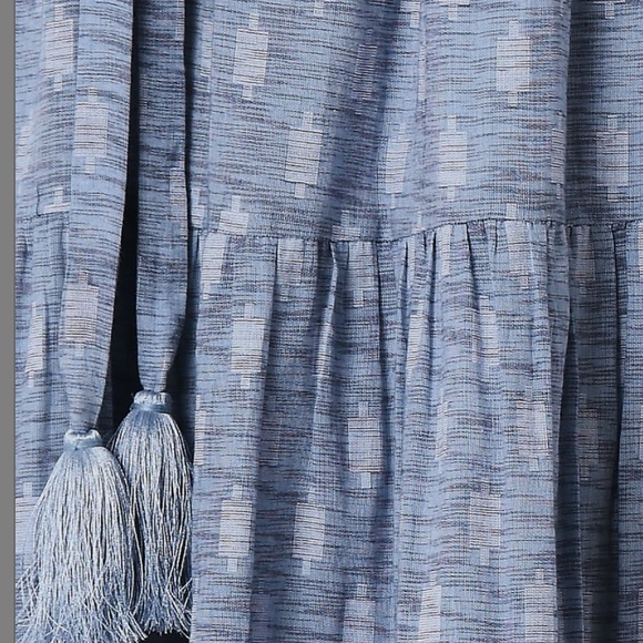NWOT | Blue tiered tassel dress | eshakti | XS - Picture 4 of 4